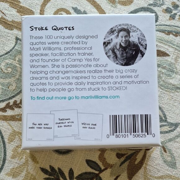 Stoke Quotes Inspirational Card Set - Picture 2 of 6